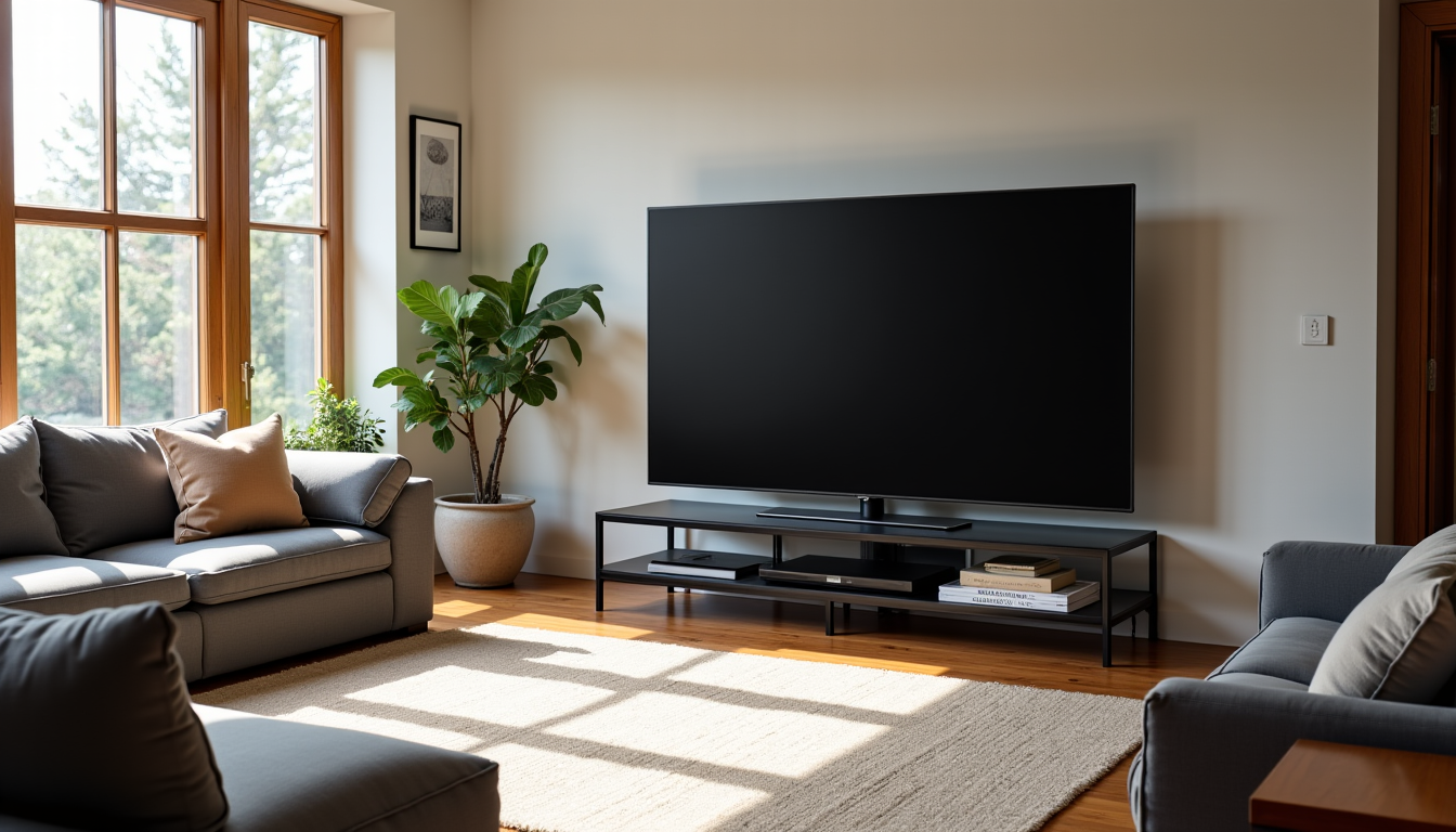 Comment choisir la taille de son meuble tv pour un grand écran ?