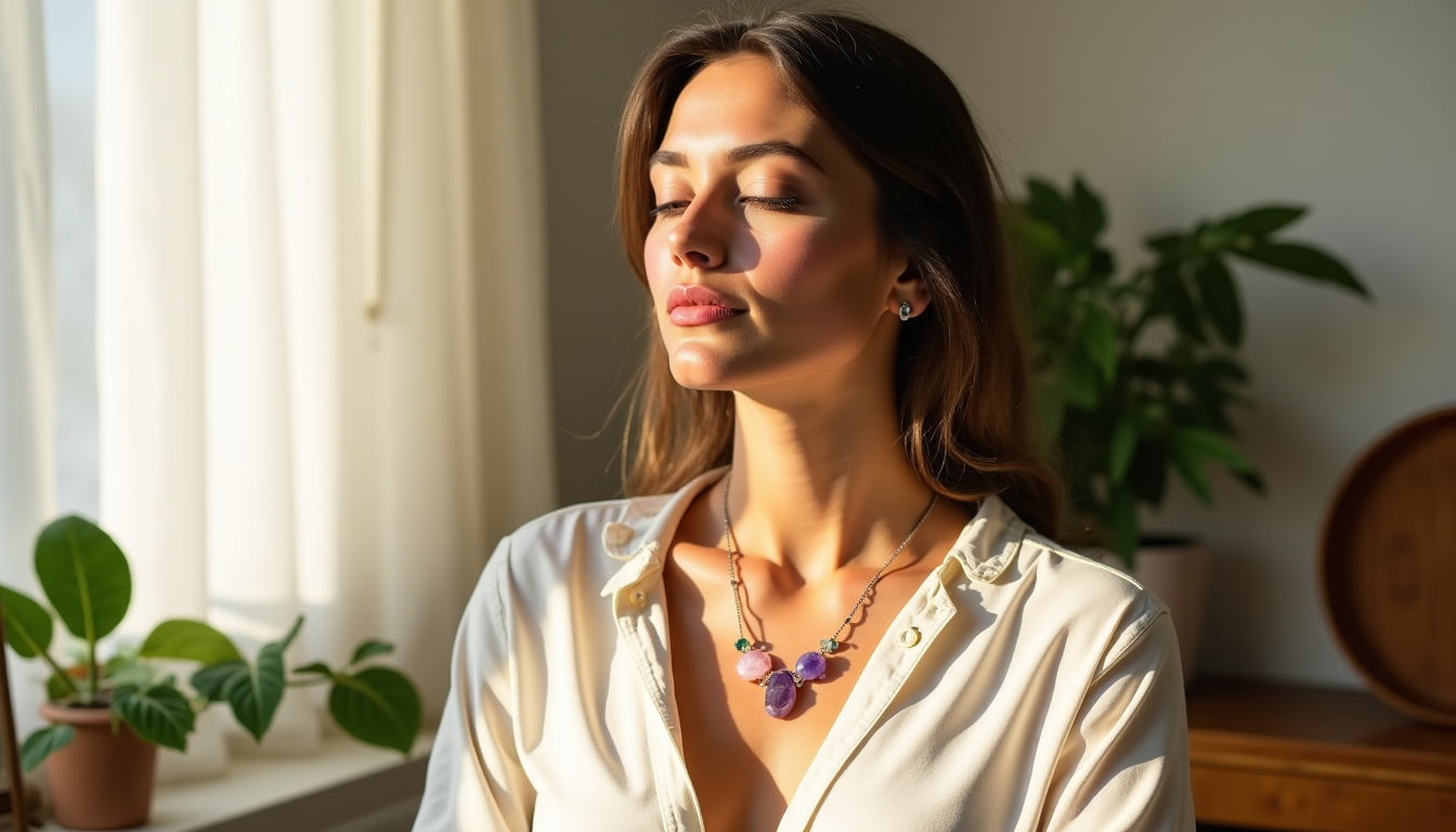 Comment porter un collier de lithothérapie pour sublimer votre style et votre esprit